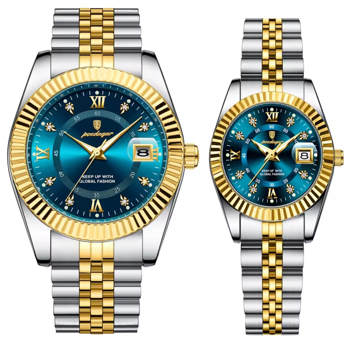 Парна модель годинника Poedagar Dublin Couple для закоханих, фото 1