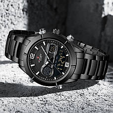 Чоловічі годинники Naviforce Aviator, фото 3