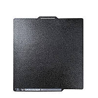 Килимок, що примагнічується, 257 х 257 мм PEI-FROST чорний для столу 3D принтера Bambu lab X1; X1C; P1P; P1S; A1 (DBS-BK-LT-257)