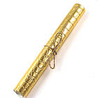 Шкірозамінник Reptilia глянцевий для блокнотів 25*35см Золото SHP019, фото 2