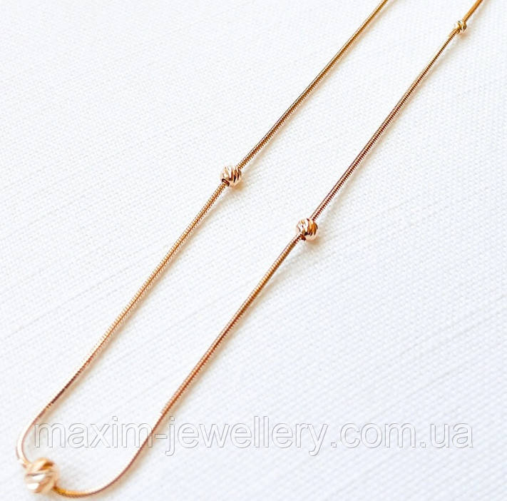 Золоте кольє з кульками, фото 1