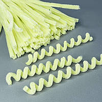 Пухнастий дріт (синель) 30 см - лимонний