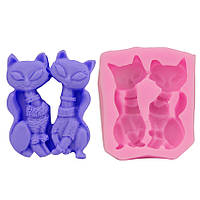 Молд Кіт 58 на 50 мм рожевий