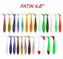 Силіконова приманка Angry Baits Fatik 4.8" (4шт) колір