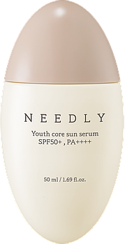 Сонцезахисна крем-сироватка потрійної дії Needly Youth Core Sun SPF 50+ PA++++