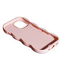 Накладка Wave Mirror Apple iPhone 15 Pro Max, Рожевий, TPU, оригінальний чохол, фото 2