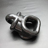 Фіксатор на пеніс, затискач для члена Oxballs чорний силікон, фото 2