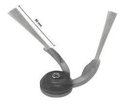 Бічні щітки для робота-пилососа Roborock QR 798 White ( QVRRS52-00 / QVRRS02-00 ) / 2 шт, фото 2