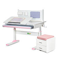 Парта ErgoKids (S) TH-325 (парта+тумба) (TH-325 + BD C3_PINK)