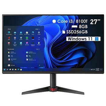 Моноблок 27" HP/Acer ProDesk 400 G4 s1151 Core i3-8100T/ 8GB/SSD256GB Nitro VG270Gbmipx (UM.HV0EE.G01) 1 шт