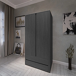 Шафа дводверна з ящиками "Еко" з масиву натурального дерева Ясен