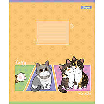 Зошит 12 листов клітка "1 Вересня" / Fluffy miracle, фото 4