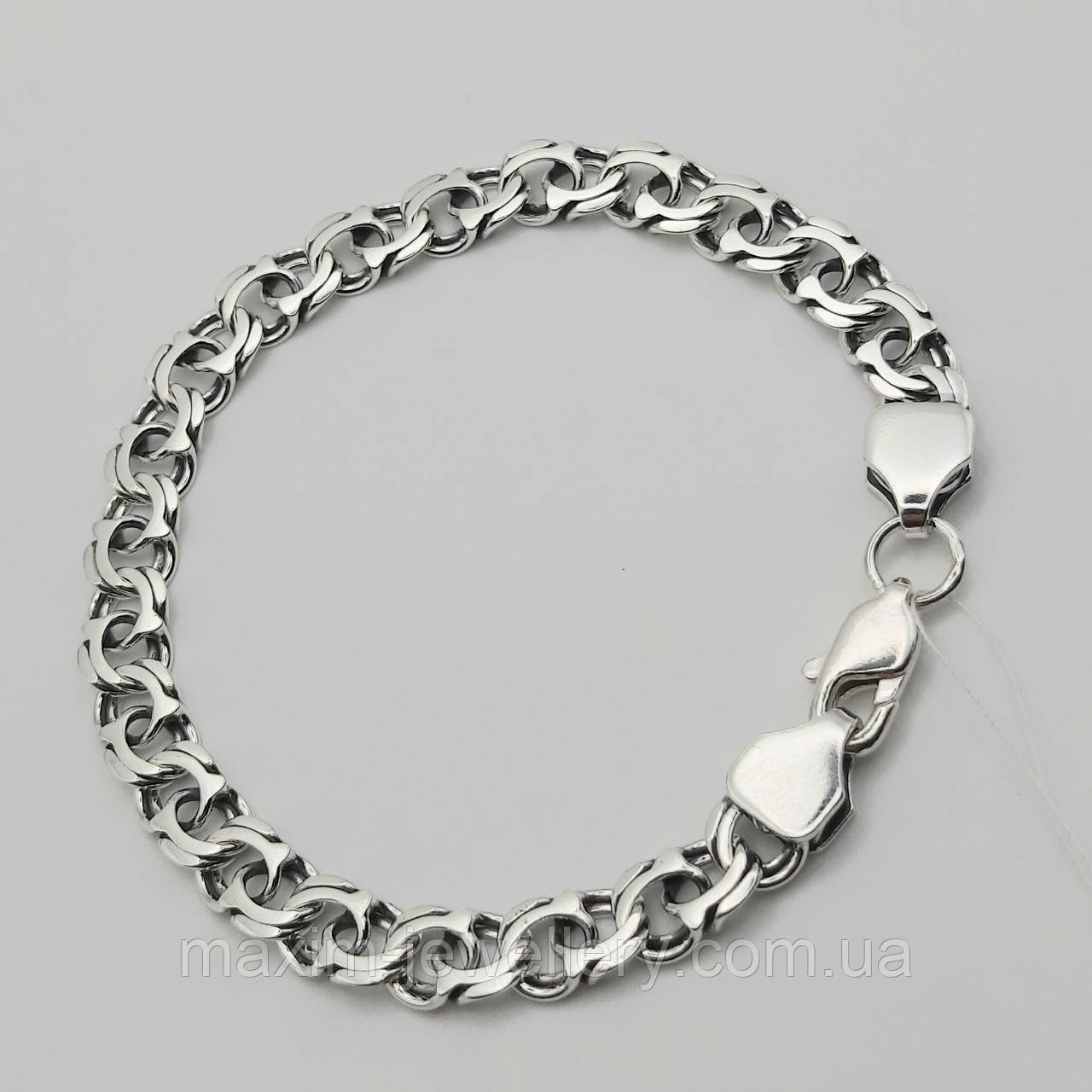 Браслет "Бісмарк козацький" зі срібла (24,0-17,9гр.), фото 1