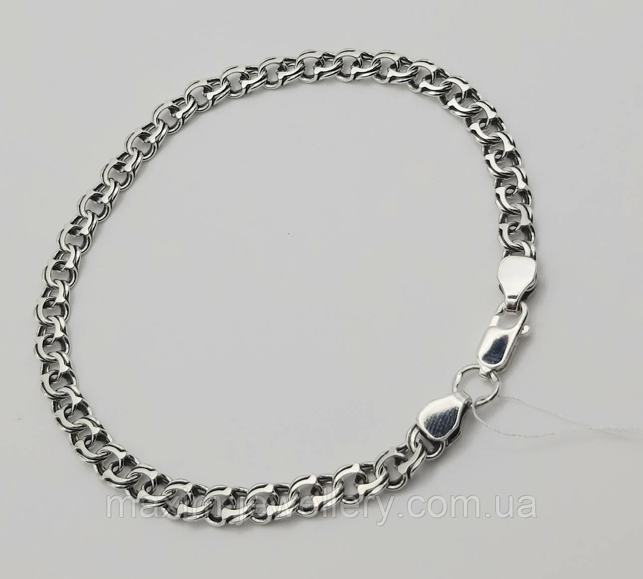 Браслет "Бісмарк козацький" зі срібла (21,0-7,7гр.), фото 1