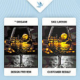 Картина за номерами Пейзаж. Келих натхнення з фарбами металік 40*50 см Орігамі LW 3500, фото 4