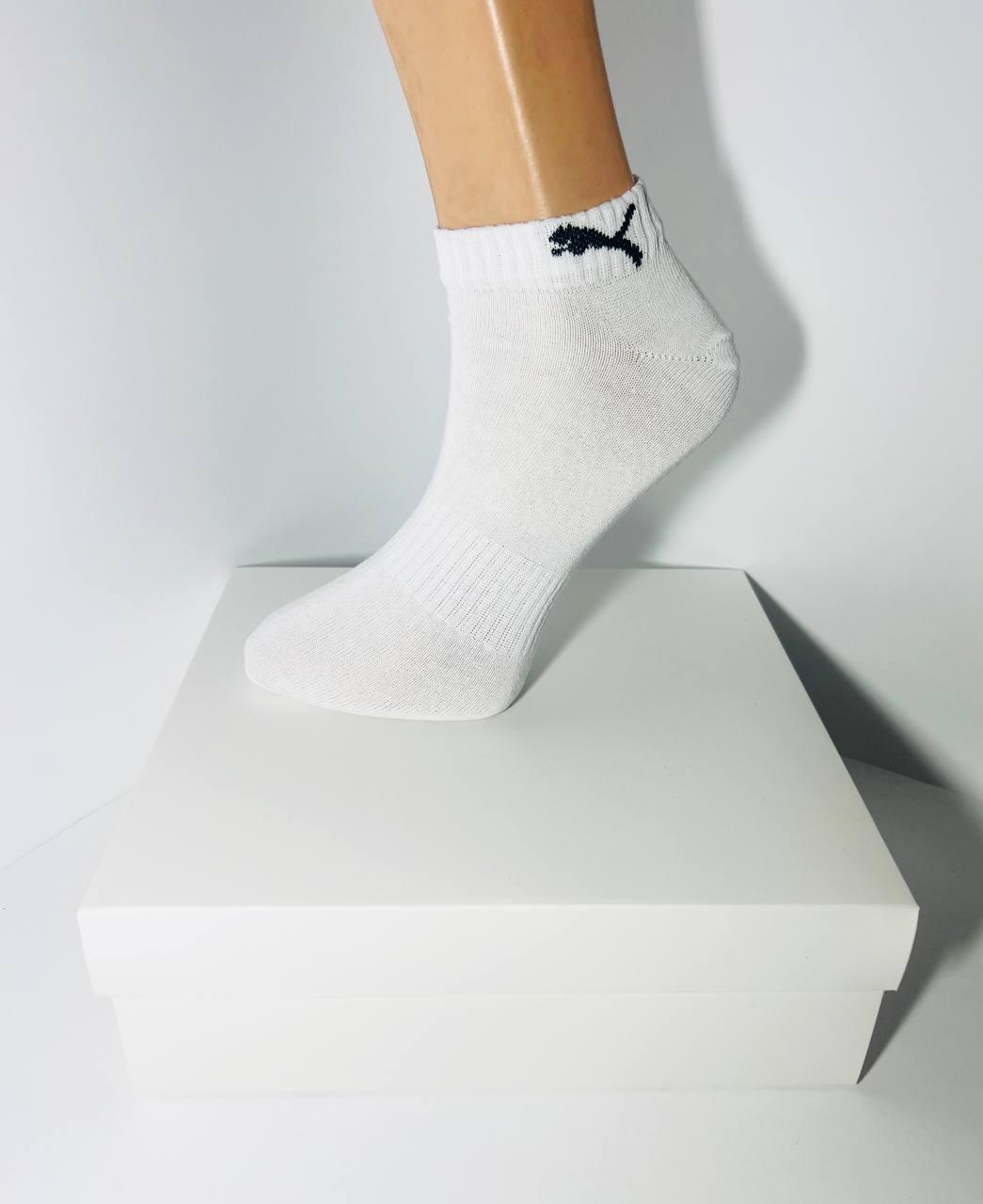 Набір з 30 пар чоловічих демісезонних укорочених шкарпеток розмір 41-44 білі