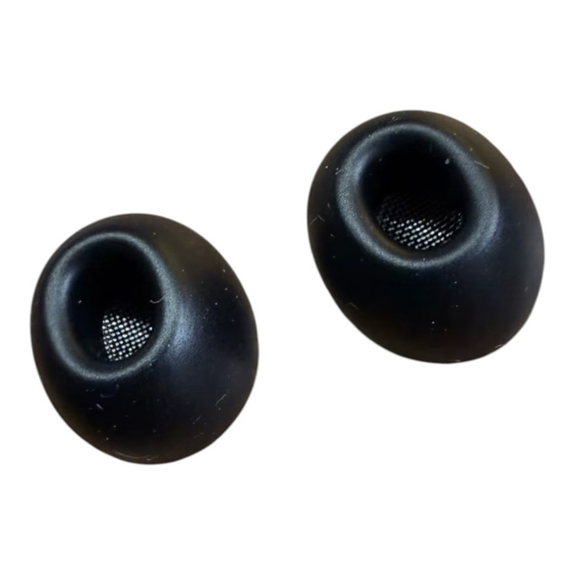 Силіконові насадки амбушюри для AirPods Pro 1 і 2 покоління, Чорні, Розмір L 