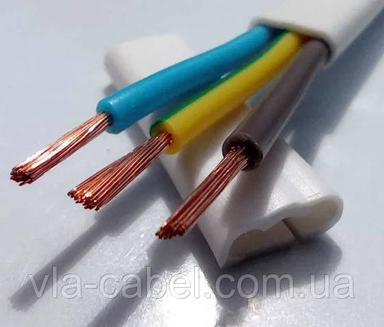 Кабель мідний ШВВП 3х1.5 багатожильний Одеса ГОСТ (бухта 100м), фото 1