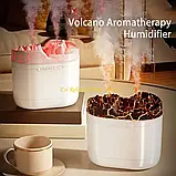 🤍Нічник зволожувач повітря Aroma Diffuser "Вулкан" настільний аромадифузор з RGB підсвіткою, фото 4