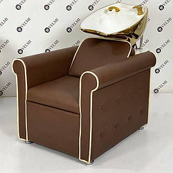 Перукарська мийка Perfetto Gold White