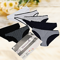 Жіночі трусики бавовняні Nicoletta 7 шт в уп Розміри M L XL XXL L