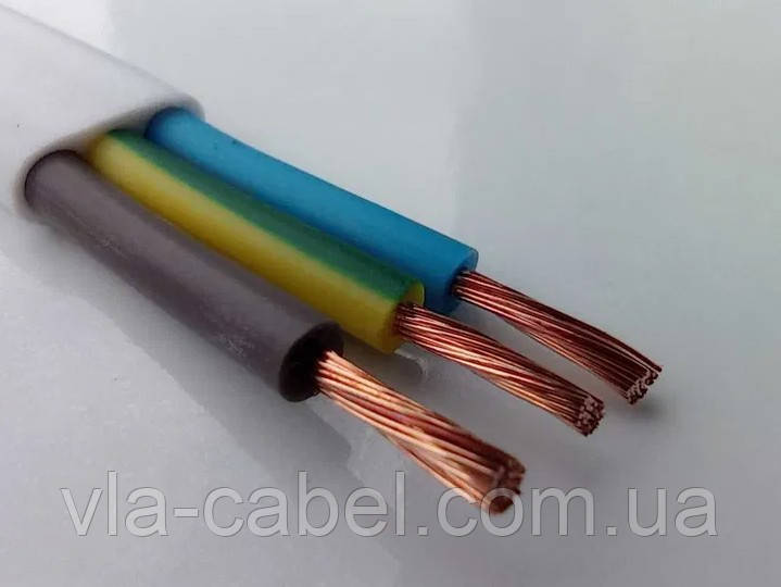 Кабель ШВВП 3х1.5 мідний гнучкий Одеса ГОСТ (бухта 100м), фото 1