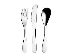 Столове приладдя Vinzer дитяче 3 предмети неіржавка сталь (50334 Vinzer)