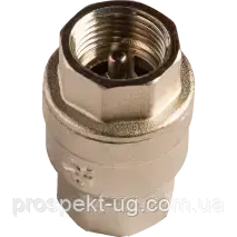 Клапан Ду50 (2") ру16 зворотний латунний шток В-В DK Grand, фото 1