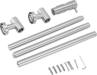 Полірована душова штанга KES 30" з регульованими кронштейнами, нержавіюча сталь SUS304, настінне кріплення