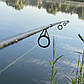 Карпове вудлище Fishing ROI Caiman Carp Rod 3.9м 3.5lbs 3-х секційне з високомодульного карбону 50мм кільц, фото 4