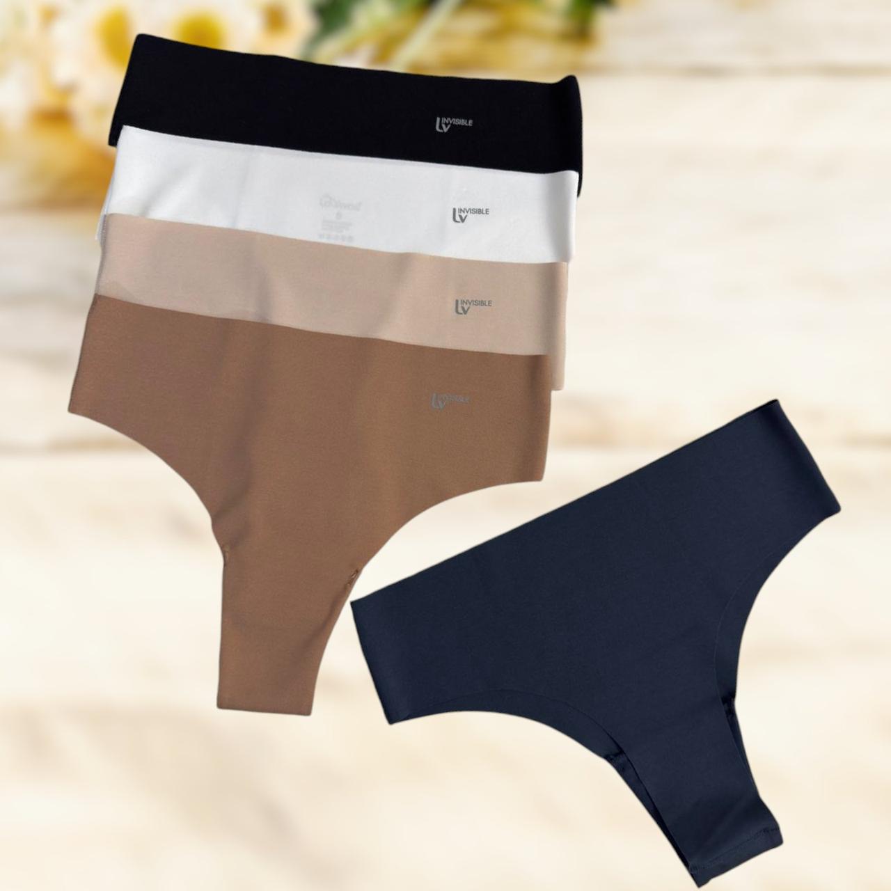 Труси жіночі La Vivas бразилыано безшовні середня посадка 1 шт Розмір S M L, фото 1