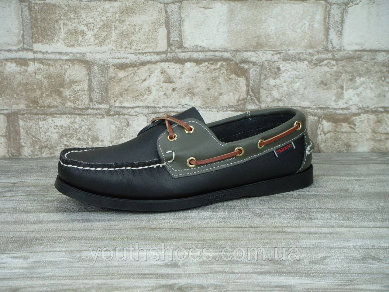 Мокасины (топсайдеры) мужские кожаные SEBAGO р. 39-43 - фото 2 - id-p475541610