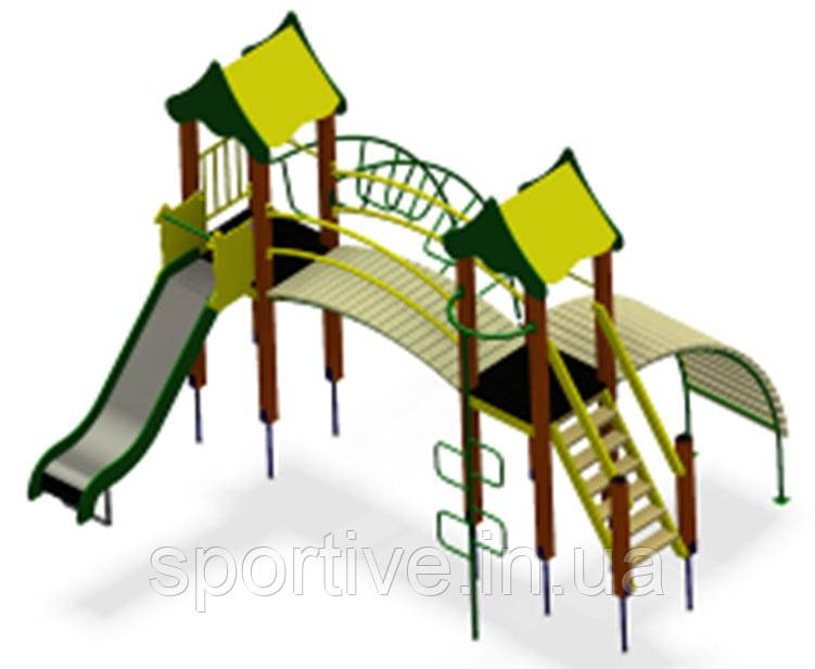 Ігровий комплекс "Лунтік" з гіркою 1,2 м – від Sportive