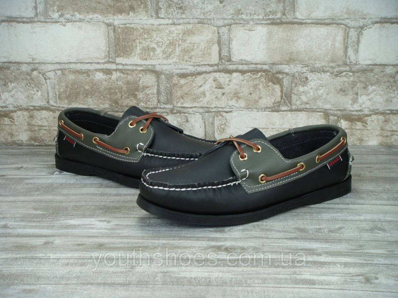 Мокасины (топсайдеры) мужские кожаные SEBAGO р. 39-43 - фото 3 - id-p475541610