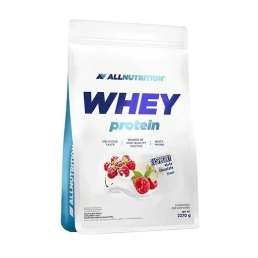 Протеїн Allnutrition Whey Protein White Сhocolate Raspberry, 2270 г, фото 1