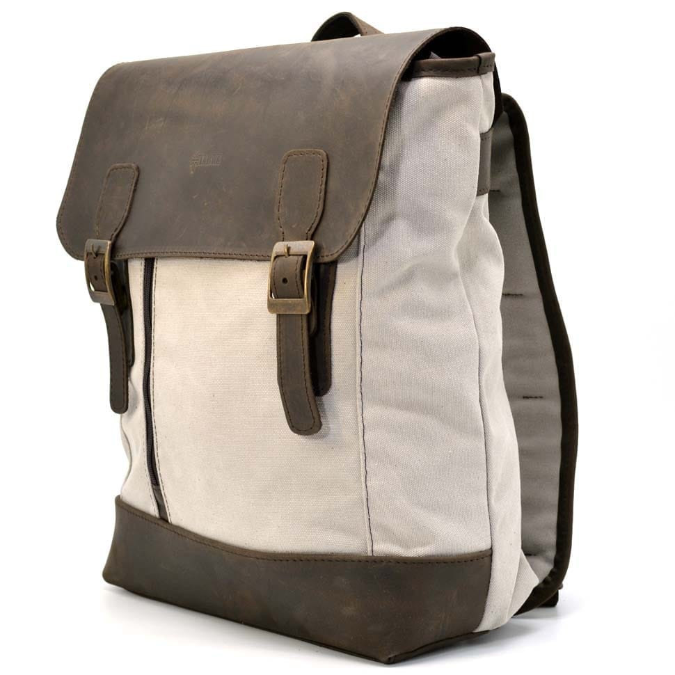 Рюкзак міський, парусина + шкіра RGj-3880-4lx бренда TARWA