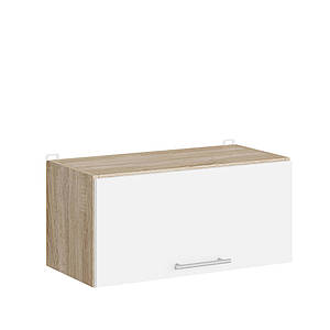 Кухонний модуль під витяжку Еверест Еко 600 дуб сонома/німфея альба (білий) 60х30х28 см (DTM-071010)