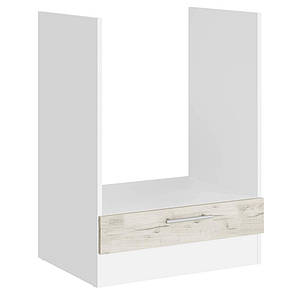 Кухонний модуль під духовку Еверест Еко 600 дуб крафт белый/белый 60х46х82 см (DTM-071019)