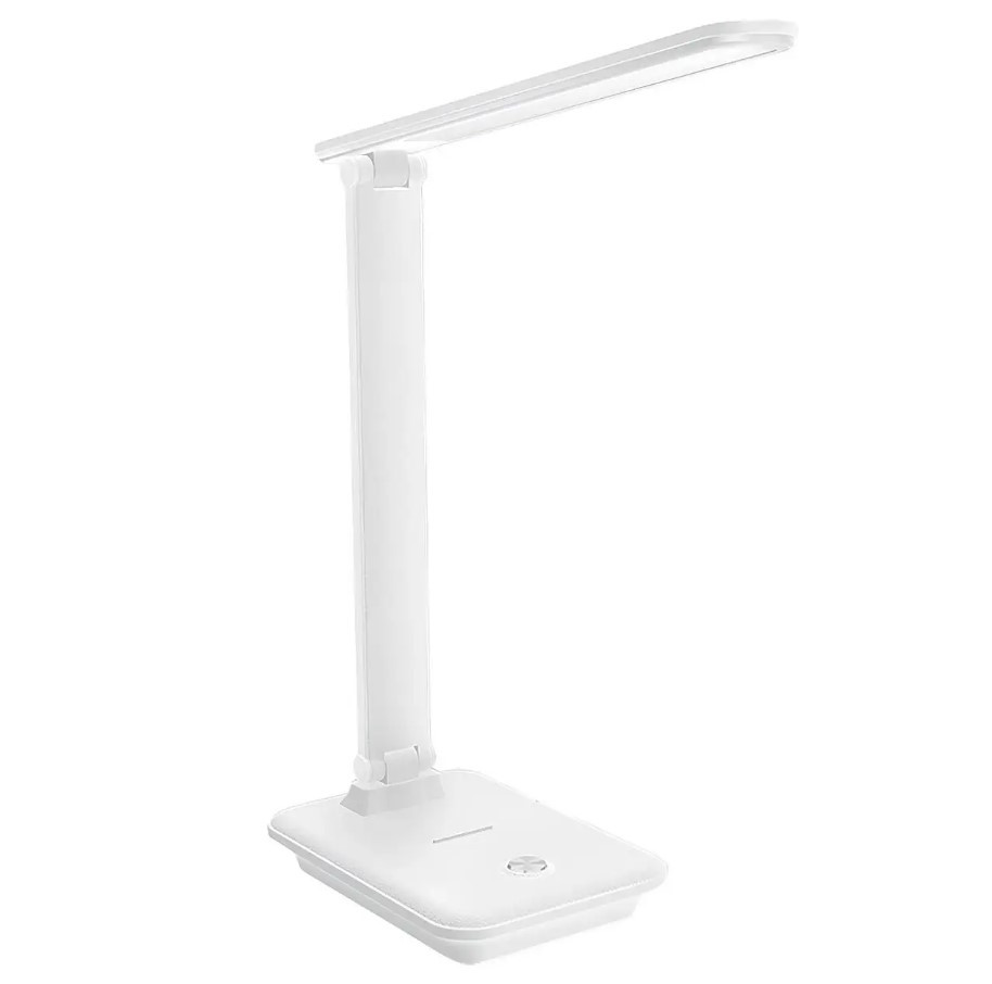 LED лампа настільна THE-Light TL 10W 500Lm 3000-6500K імітація шкіри БІЛА