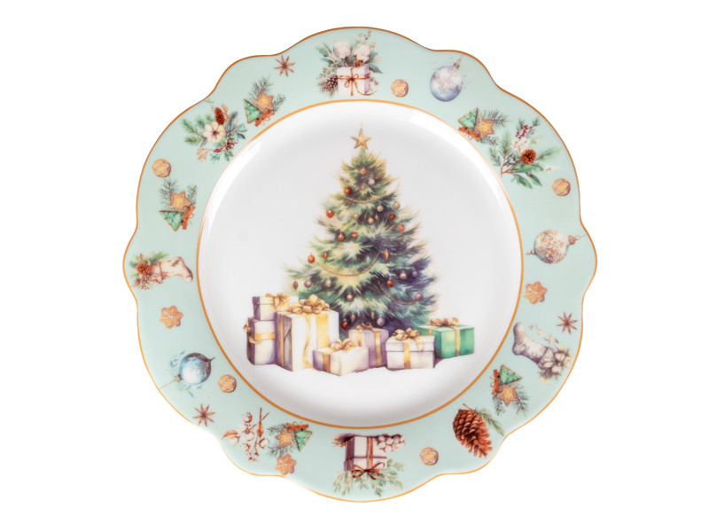Тарілка Lefard Tender Christmas 22 см 985-214 порцеляна