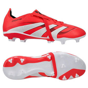 Футбольні бутси Adidas Predator League FT FG/MG ID1319, Червоний, Розмір (EU) — 44