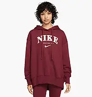 Urbanshop com ua Худі жіноче Nike Sportswear Phoenix Oversized Pollover Bordo FB9958-638 РОЗМІРИ ЗАПИТУЙТЕ
