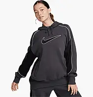 Urbanshop com ua Худі жіноче Nike Sportswear Womens Fleece Oversized Pullover Hoodie Grey FV5311-060 РОЗМІРИ