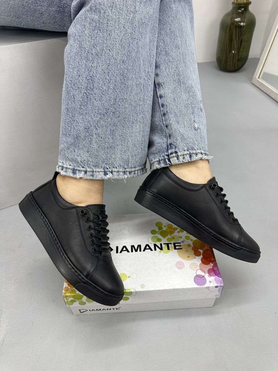 Мокасини жіночі Aras Shoes 770-siah Темні на низькому ходу 37, фото 1