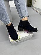 Черевики жіночі Tunkay 8505-lact челсі на підборах 37, фото 2