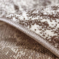 Килим 2х5 з ворсом на тканій основі бежевий мармур Mira 24058/120, фото 3