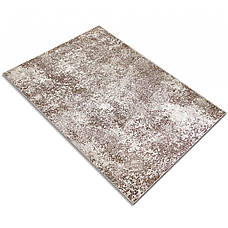 Килим 3х4 з ворсом на тканній основі бежевий мармур Mira 24058/120, фото 5