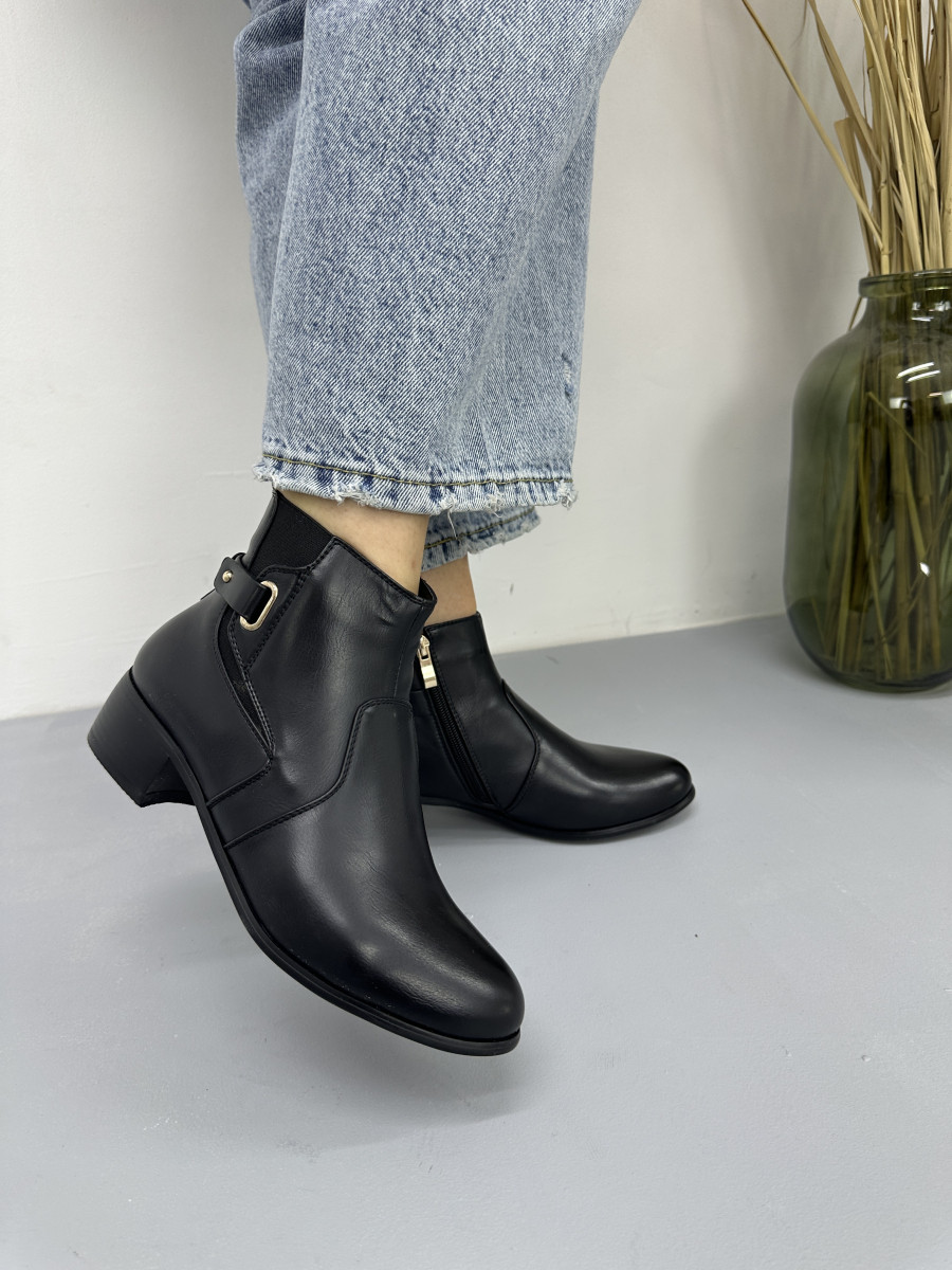 Черевики жіночі H&G 3 чорні на підборах 37, фото 1