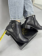 Черевики жіночі H&G 3 чорні на підборах 37, фото 6