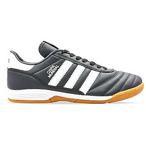 Футзалки взуття для мініфутбола розмір 36-41 AD COPA MANDUAL OB-3070 (верх-PU, підошва-PU, чорний-білий)